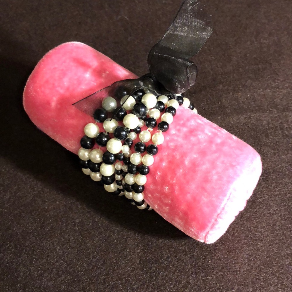 Black and white bracelet